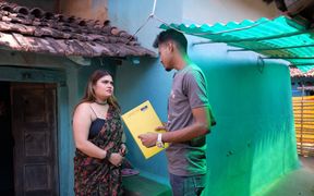 Indian Village Bhabhi Get Fucked in Her Tight Pussy by Loan Manager During Day Time