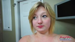 petite curvy 18yo amateur babe auditions for job