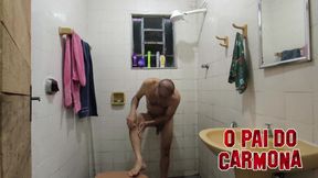 Taking that shower, who comes?