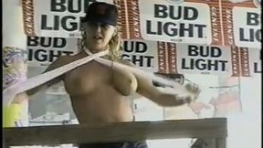 Amazing big boob contest on the beach with amateur girls