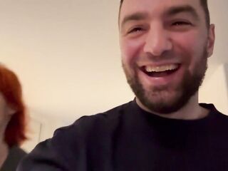 Tall Slender Redhead Goes Booty to Throat Balls Unfathomable After Sex Shop Adventure