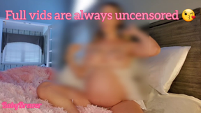 Measuring my Preggo Tits Nipples Belly and Hips!