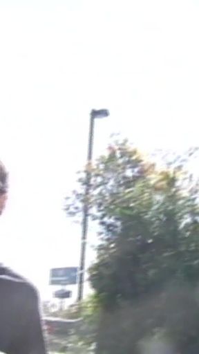 Since her car broke the brunette asks the stranger for help before feeling very naughty   Clip 1