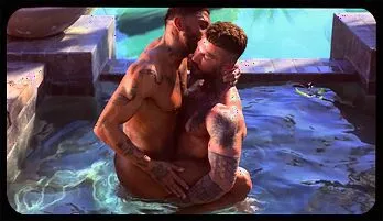 Tattooed Muscle Men Danny Starr & Andre Bedford Bareback Top selection