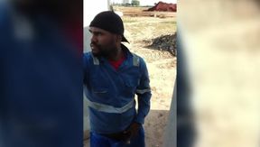 Before Heading Home, the Worker Gets a Quickie at the Construction Site.