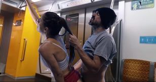 Ugly Latin Hoe Gets Laid with A Small Cock in A Public Subway