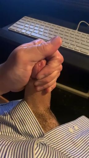 Leaking Precum, after edging for hours...