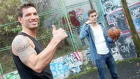 Sweat-Drenched Showdown: Hardcourt Hookups Gone Wild – GayBarebacks 18+