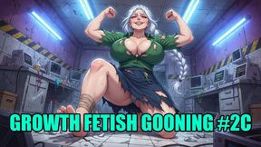 Growth Fetish Gooning #2C: Unstoppable Goddess Surge (Animated, Music)