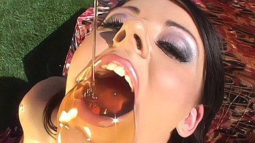 Sophie Dee Takes Oil All Over He R Big Boobs And Ass And Cock In Her Holes