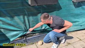 Cheating Wife Merida Sat Creampied by the Big Cock Handyman