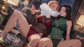 Smoking Stories #14B: Haze of Shared Breaths (Animated)