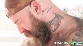 ”Hot hunk Donnie Argento gets hardcore butt screwed doggystyle”