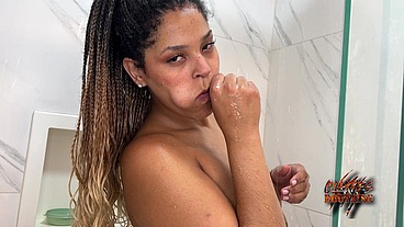 Out The Showers Bro and I Took Turns in Her Ass