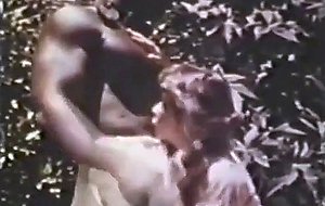 Vintage slavery fucking the white master