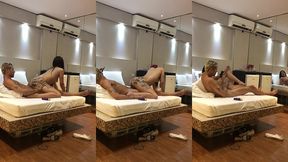 fudendo minha empregada escondido da minha esposa