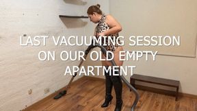 LAST VACUUMING SESSION ON OUR OLD EMPTY APARTMENT
