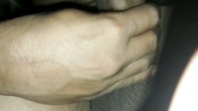 I predicted this would happen one day, real outdoor caught by the police while suck a friend