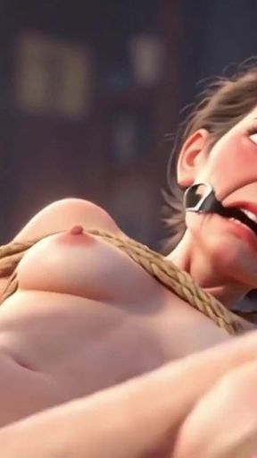 90 Year Old Granny in Bondage - Scared but Desperate for Cock in Old Pussy