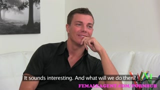 FemaleAgent Hot sexual chemistry during casting