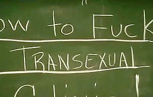 Cum to the Tranny clinic