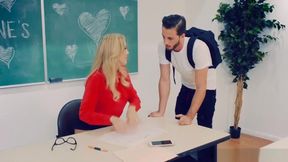 Mature Teacher Brandi Love Gets With A Young student 18+