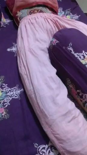 Mom wasn't home so I made the pillow into a mommy. Oops