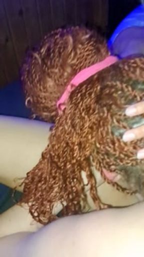 Redbone licking my pussy and getting fucked doggie style