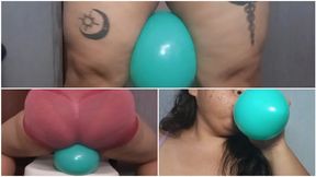 Balloon Pressure Play – Sitting and Squeezing Without Popping