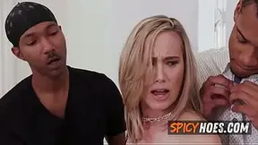 Cheating OLDER WOMAN Lilly James dressed in steamy lingerie gets blacked in a