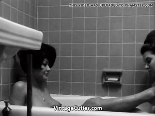 Two Chicks Have Hot Lesbian Time (1960s Vintage)