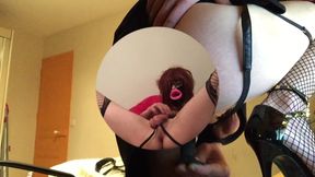 I talk to you while playing with my toys then i cum on my face