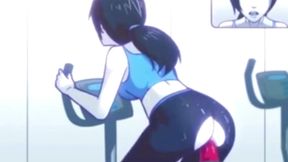 2D Cartoon - Workout Creampie and Wet Pussy (Uncensored)