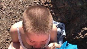 Vilu Vidish Brings Mi to the Top of a Mountain but Sucking My Dick