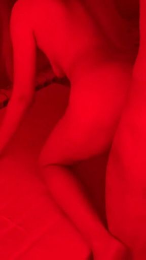 They Put Her in the Doggy Style Position and Fucked Her in the Red Room.