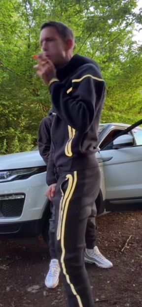 Horny Chav Fucks Sub Boy in Public