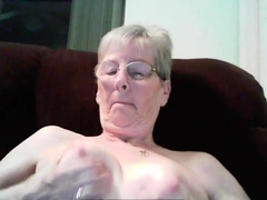 Granny's Webcam: Titillating Tit Play