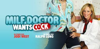 Milf Doctor wants a cock! Curing stress with a good fuck!