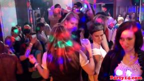 ”Party girls in stockings are naturals at sucking prick”