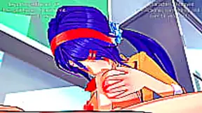 Plump Hentai Beauty Gets Drenched in Hot Cum During Wild 3D Encounter