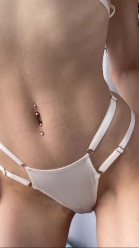 White bikini lingerie
