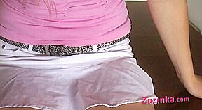 Lesbian Zuzinka and black dildo