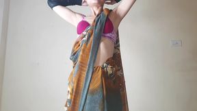 young indian bhabhi sucking and taking my cock in both missionary and doggystyle.