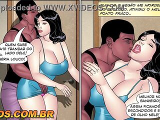 Hot married woman fucking with the black guy after the barbecue!