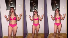 Bulls Paying for Your Pink Panties. But Only If You Worship My Nails big lips Like a Desperate Sissy Bitch clip by FinDom Goaldigger.