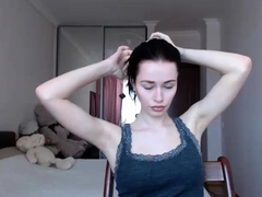 Hot amateur webcam teen masturbates for their fans