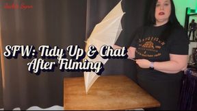 SFW: Tidy Up & Chat After Filming 1080p