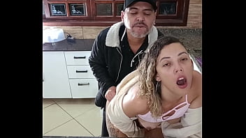 My stepfather loves to surprise me.