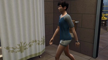How I Stepson enters his hot japanese stepmom room late at night to share the bed with her because he was afraid to be alone, she accepted but in the end she slept naked and everything turned into sex