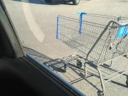 Masturbating in my car in a Walmart parking lot